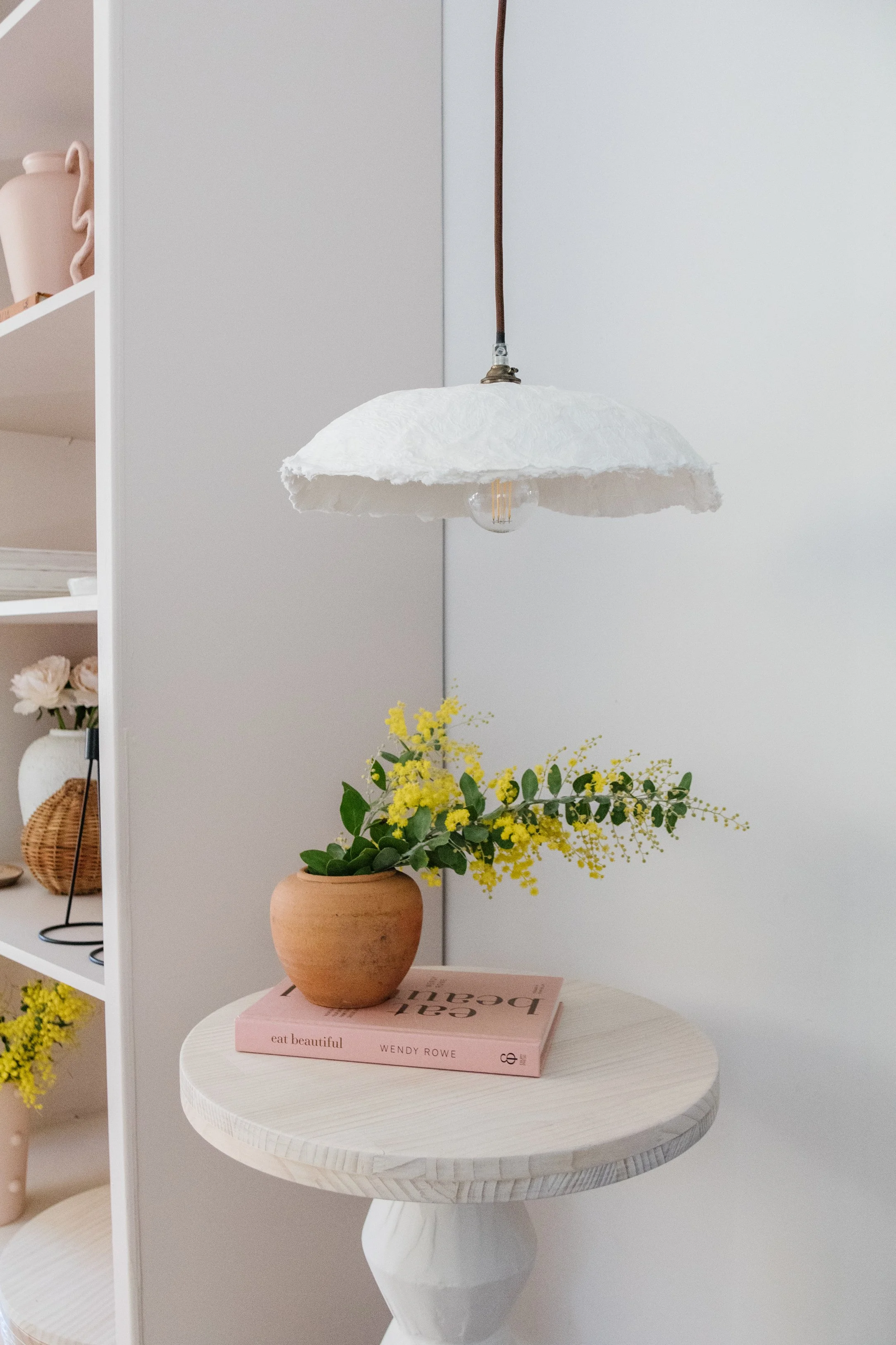 Diy hanging light online shade